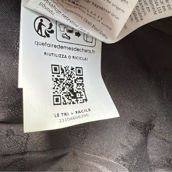 Max Mara Editore Double Breasted Virgin Wool Blazer Dark Gray 0 - Picture 13 of 13